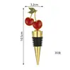 Tapón de Vino Creativo con Forma de Cereza Transfronterizo, Sello de Conservación de Vino, Tapón de Botella de Vino, Regalo de Fiesta, Regalo Pequeño