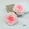 Flor de rosa simulação com borda enrolada 12cm rosa flor de casamento material parede de flores caixa de flores conjunto de projeto arranjo de flores para bonsai DIY