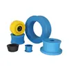 Procesamiento de Polea de Nylon Rueda de Nylon con Ranura en U Rueda Desenrolladora de Cable para Riel de Grúa Rueda Guía Industrial Resistente al Desgaste PA66