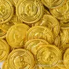 [Transfronterizo] Suministros para Fiesta de Halloween Monedas de Pirata Chapadas Juguete Juego Cámara Secreta Escape Casa Embrujada Monedas
