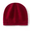 Gorro holgado de cachemir con borde enrollado, nuevo estilo para mujer, adelgazante, para el frío, cálido, para el posparto, turbante versátil, gorro de punto