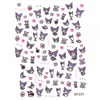 Nuevos en Stock Venta al por Mayor Pegatinas para Uñas Serie 3D en Relieve Ins Lindos Dibujos Animados Adhesivas Calcomanías para Uñas Graffiti