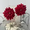 Simulación Boda China Nueva Arreglo de Boda Arreglo Rojo Fondo Rojo Material de Flores Banquete de Bodas de Nicho Arte Floral de Simulación