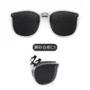 2025 nuevas gafas de sol plegables con clip polarizadas para miopía, unisex, se pueden sujetar SSS27