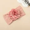 Diadema de Nailon para Niños de Venta Caliente Transfronteriza Flor con Borde Caliente Tridimensional Accesorios para el Cabello Accesorios para el Cabello de Bebé Protección de la Fontanela Diadema para Bebé