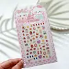Pegatinas de Uñas Estéreo en Relieve 5D para Niños, Pegatinas de Uñas No Tóxicas e Inodoras para Niñas y Niños, Pegatinas Luminosas de Princesa