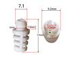 1.8/2/3/4-20 protección de cable red de alimentación hebilla de cola de cola de camarón para juguetes USB mantenimiento DIY de pequeños electrodomésticos