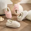 Pantuflas de algodón mujer invierno hogar pareja cálido doméstico hogar felpa hombres posparto transfronterizo al por mayor zapatos de algodón