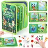 Libros de Fieltro Transfronterizos, Tableros de Actividades de Fieltro para la Iluminación de Bebés, Juguetes de Educación Temprana, Juguetes para Niños, Tableros Educativos, Tableros de Aprendizaje de Fieltro