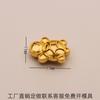 Aleación de tremolo transfronteriza sólida de 1 cm mini simulación superficie brillante lingote de plata adornos regalos chinos lingote pequeño de oro