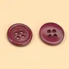 Botones de Resina Coloridos Personalizados de Fábrica, Accesorios Decorativos para Abrigos de Traje, Botones Redondos de Cuatro Agujeros para Suéteres y Cortavientos