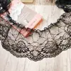 En Stock Encaje Jacquard Negro Ancho 16cm Estilo Europeo y Americano DIY para Vestido de Noche Mangas de Campana Accesorios para Pijamas