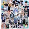50 pegatinas de Zhang Cai Xukun, niña de fábrica grande, funda para teléfono, vaso de agua, casco, equipaje, cuaderno, graffiti, pegatinas impermeables
