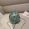 2021 Bag Bolsa Feminina Verão Fresco Estilo Coreano Cadeia Retro Bucket Bag Moda Bordado Crossbody Shoulder Bag Bolsa Feminina