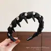 Diadema de estilo de cabello para la frente de caña alta 2026, versátil con dientes para un agarre antideslizante, diadema para lavarse la cara, colección de accesorios para el cabello para mujeres
