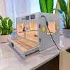 Incubadora para papagaios de 0 dia, incubadora para filhotes de estimação semi-penas, aquecimento elétrico, controle automático de temperatura, aquecimento inteligente com ventilação.