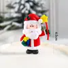 Arcilla Blanda Decoraciones de Adornos de Pastel de Papá Noel Árbol de Navidad Pequeño Reno Muñeco de Nieve Festivo Decoración de Mesa de Postre de Cumpleaños