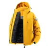 Camello mismo estilo exterior más algodón cortavientos mujer engrosado cálido otoño e invierno chaqueta de algodón estilo pareja abrigo hombre venta al por mayor