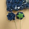 Suministro de fábrica, cabeza de rosa rizada de múltiples cuernos, simulación de flores de espuma de PE, ramo con caja de regalo, flores falsas DIY, venta al por mayor