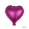 Globo de aluminio en forma de corazón globo de aluminio estrella de cinco puntas globo de 10 pulgadas colorido para decoración de banquete de boda globo de papel de aluminio