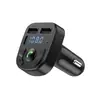 Nuevo Coche de Bajo Costo Bluetooth Mp3 Llamadas Manos Libres Reproductor de Música Transmisor Fm Cargador de Coche Bluetooth Fuente de Fábrica