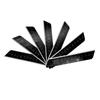 Cuchilla negra negra cuchillo de arte cuchilla engrosada en forma de V afilada cuchillo para papel tapiz 10 18mm Cuchilla de arte