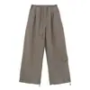 Pantalones de Trabajo Comos Cms 2026 Verano Rectos Relajados con Puños Ajustables, Pantalones Casuales Convertibles de Pierna Ancha 258632