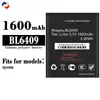 Adecuado para batería de teléfono móvil FLY BL6409, placa de batería nueva IQ4406, larga duración 1600 mAh, venta al por mayor de fábrica, comercio exterior