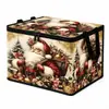 Caja de almacenamiento plegable temática de Navidad, hecha a medida, transfronteriza, para juguetes, especialmente diseñada para organizar ropa, con tapa y gran capacidad