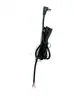 Adaptador codo macho dc5521 enchufe de 90 grados macho recto horquilla línea DC cable de alimentación DC codo