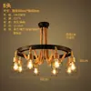 Lustre vintage estilo country americano, luz para sala de estar, design com contas de madeira envelhecida, luz de vela estilo francês para quarto e sala de jantar, iluminação decorativa para pousadas