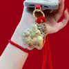 Pingente da sorte do cavalo do zodíaco em ouro 999, chaveiro dourado para riqueza instantânea, presente para namorada ou melhor amiga, presente de Ano Novo