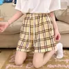 Pantalones Cortos para Niñas, Pantalones de Dormir Infantiles de Algodón Lyocell con Estampado de Copos de Nieve, Shorts Grandes de Verano Finos de Corteholgado para Bebés Niñas, Pantalones de Casa para Niñas