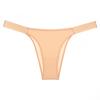 Ropa Interior Femenina de Comercio Exterior Nueva, Calzones de Color Sólido con Ribete de Seda, Estilo Tanga de Cintura Baja, que se ajustan a la cadera, Estilo Europeo y Americano F008