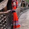 Novos Trajes Étnicos Zhuang de Guangxi para Homens e Mulheres, Roupas de Performance para Adultos de Minorias Étnicas, Trajes Festivos Zhuang, Trajes de Performance de Dança Miao