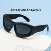 2024 Gafas de Sol Avanzadas de Nicho Alienígena Hip Hop Personalidad Avanzada Gafas de Sol para Actuación en Escenario Hombres y Mujeres