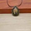Colar Cruzado Popular Liga de Renda Suporte de Ferro Flor de Renda Estrelada Árvore da Vida Corrente para Suéter Melhor Amigo Estudante Joia