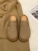 Mocasines cerrados de suela gruesa para mujer para uso en exteriores, nuevo estilo vintage otoño 2026 con hebilla de cinturón, versátiles y fáciles de usar