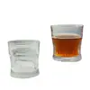 Copo de Uísque Gravado Retrô, Copo de Cristal Espesso de Alta Qualidade, Copo de Degustação de Cerveja e Destilados de Luxo Leve para Uso Doméstico