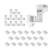 Fita de LED de Baixa Tensão de 3 Pinos Sem Conector de Solda 8mm Água Corrente Tricolor 2835 Cor Mágica 5050 Fita de Luz 10mm Cabeça Única
