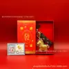 Chaveiro Popular de Ouro Puro 999 com Símbolo de Boa Sorte, Decoração para Capa de Celular, Presente para Amigos, Presente Empresarial, Atacado