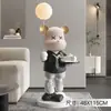 Alemán 2026 Nuevo Modelo Fabricante Oso Grande Violento Adornos para Sala de Estar Mueble de TV de Pie Junto a la Mesa de Café Accesorios para el Hogar
