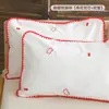 Almohada de Algodón Puro Clase A para Bebé Almohada de Trigo Sarraceno para Bebés Columpio Infantil Almohada de Algodón Transpirable Funda de Almohada Lavable