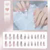 Uñas Postizas Personalizadas Pure Desire, Manicura Portátil de Alta Gama, Uñas Postizas Blanqueadoras, Uñas Portátiles, Uñas de Manicura Terminadas