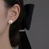 Elegantes Aretes de Perlas para Mujer, Aretes de Alta Gama Diseño Nuevo 2025 Aretes de Aguja de Plata 925