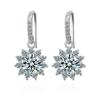 Ganchos para Orejas de Plata de Ley S925 [Venta de Liquidación con Envío Gratis] Pendientes de Diseño Nicho Versátiles de Lujo Ligero con Zirconia y Diamante Rosa al por Mayor para Exportación