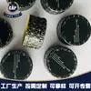 Suministro de fábrica tapa antirrobo de aluminio tapa de 28 puertos tapa de tornillo moldeada tapa de plástico negro lijada tapa de botella de agua mineral tapa de botella de vino producción