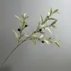 Plantas Artificiales en Maceta, Nuevas Plantas Verde Oliva, Plantas Grandes en Maceta, Decoración de Interiores para Sala de Estar Estilo Europeo, Árboles Artificiales, Plantas Verdes, Hojas de Olivo, Flores Falsas