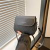 Bolso de Diseño Nicho 2024 Verano Nueva Moda Bolso de Mujer Estilo Ins Hong Kong Retro Bolso Saddle Pequeño Bolso Cuadrado Combinable