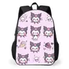 Transfronteiriça nova Sanrio kuromi kuromi mochila escolar mochila de estudante mochila de escola primária uma geração de cabelo